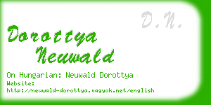 dorottya neuwald business card